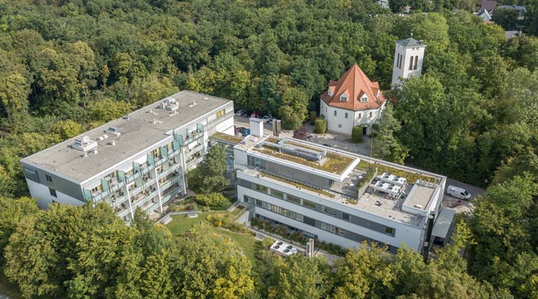 Urologische Klinik München-Planegg Idyllische Lage in der Würmtal-Region